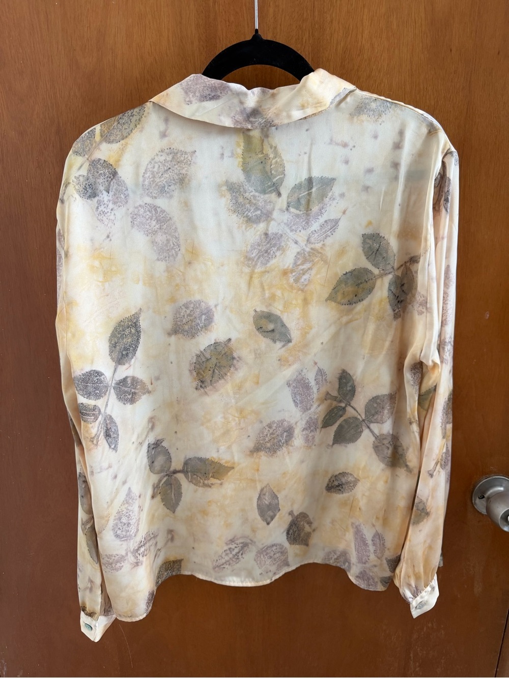 Zara Printed Satin Shirt Blouse - Picture 6 of 6